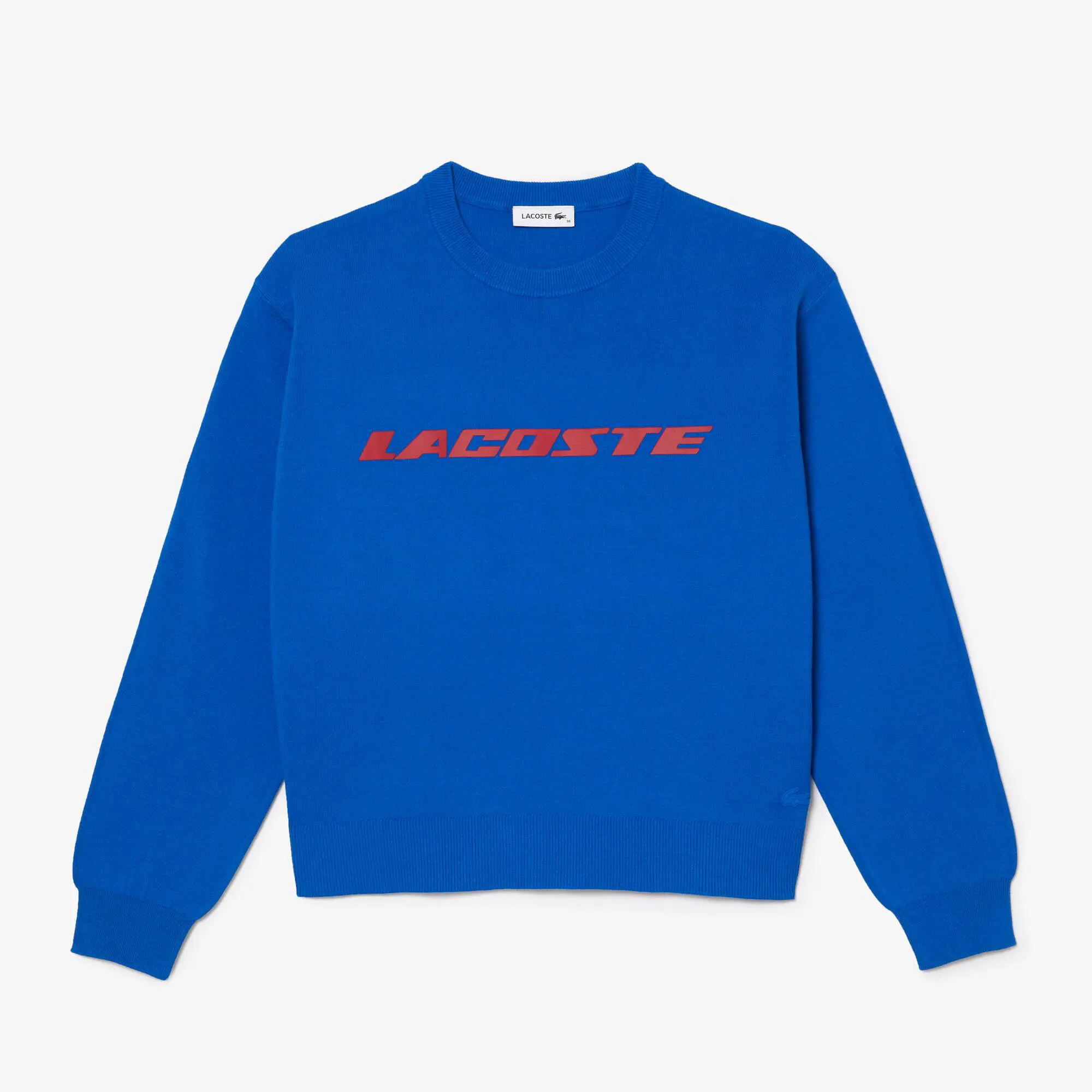 Lacoste Women's Lacoste Contrast Branded Sweater. 1