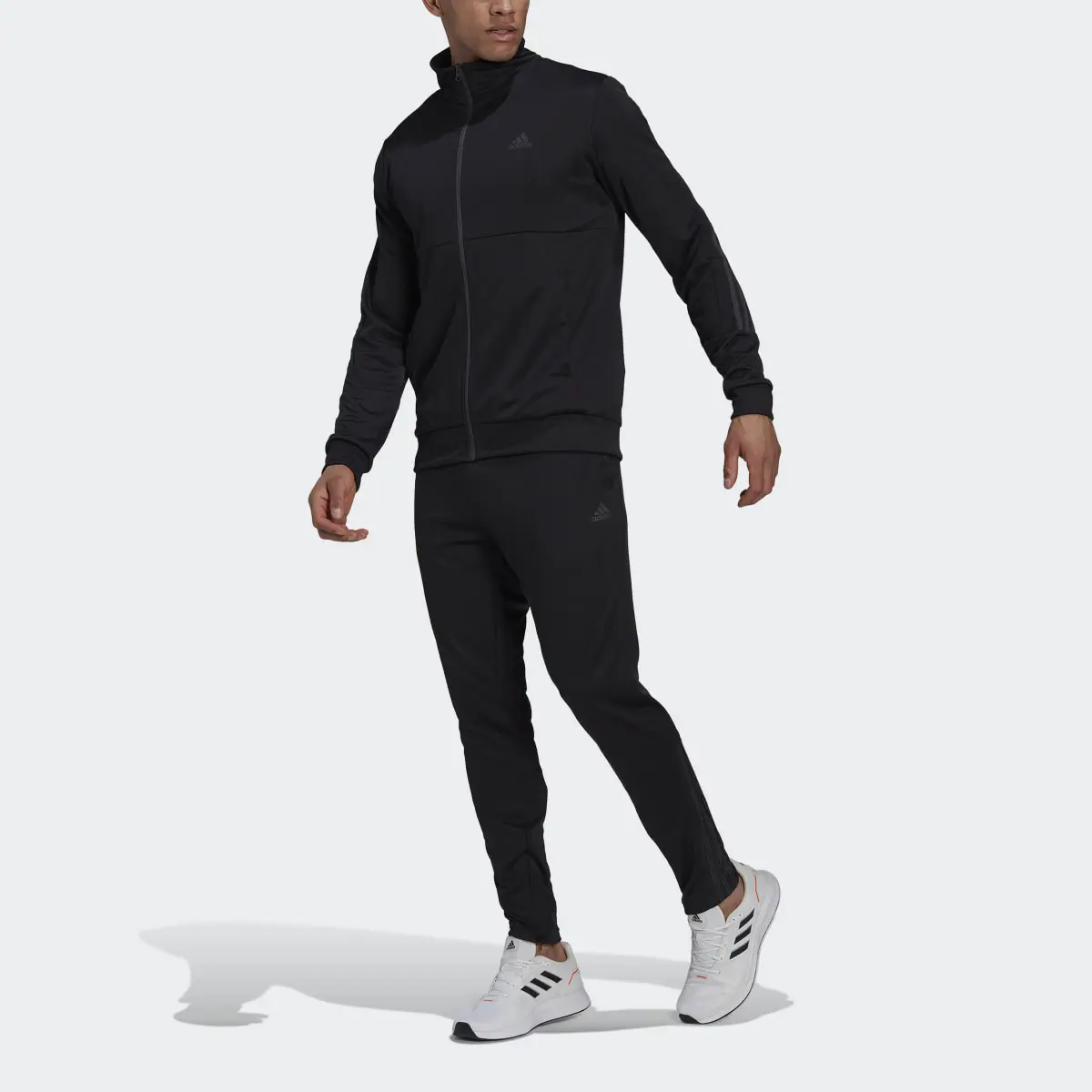 Adidas Slim Zipped Tracksuit. 1