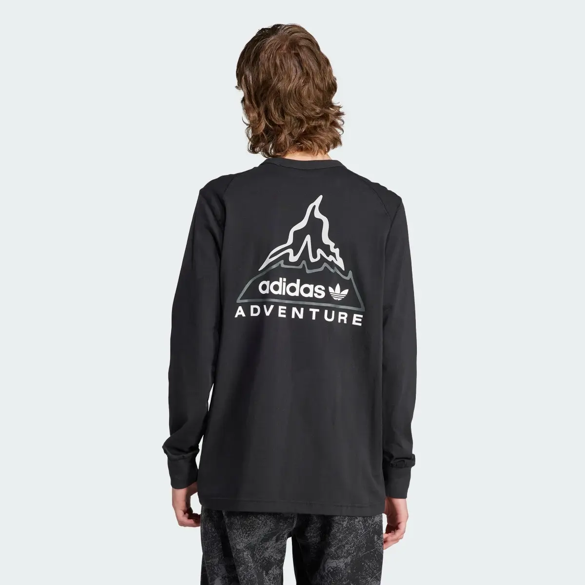 Adidas Adventure Graphic Long Sleeve Tee. 1