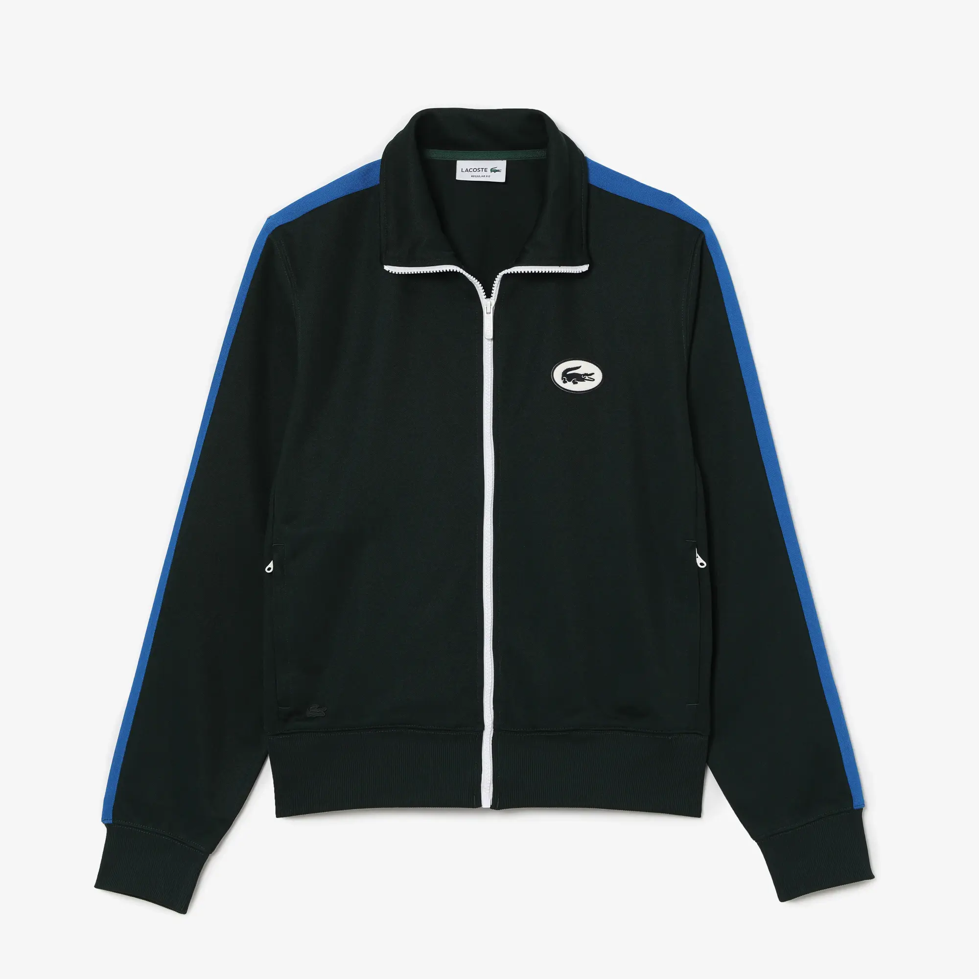 Lacoste Men's Regular Fit High-Neck Zip-Up Sweatshirt. 2