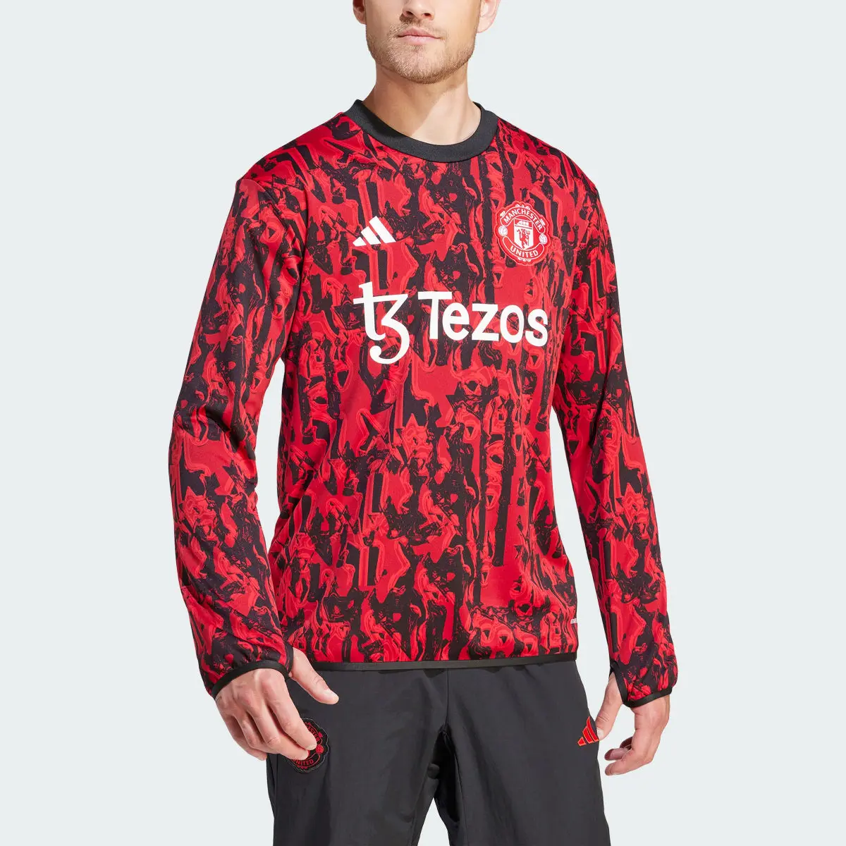 Adidas Manchester United Pre-Match Warm Top. 1