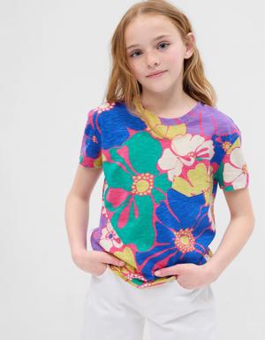 Kids 100% Organic Cotton Pocket T-Shirt multi