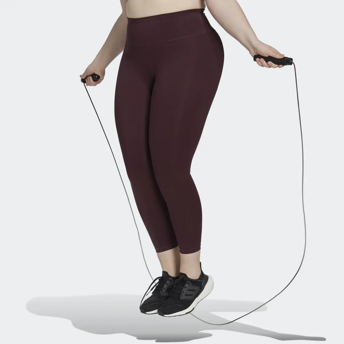 Adidas Optime Training Leggings (Plus Size). 1