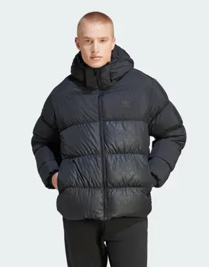 Down Regen Monogram Hooded Puffer Jacket