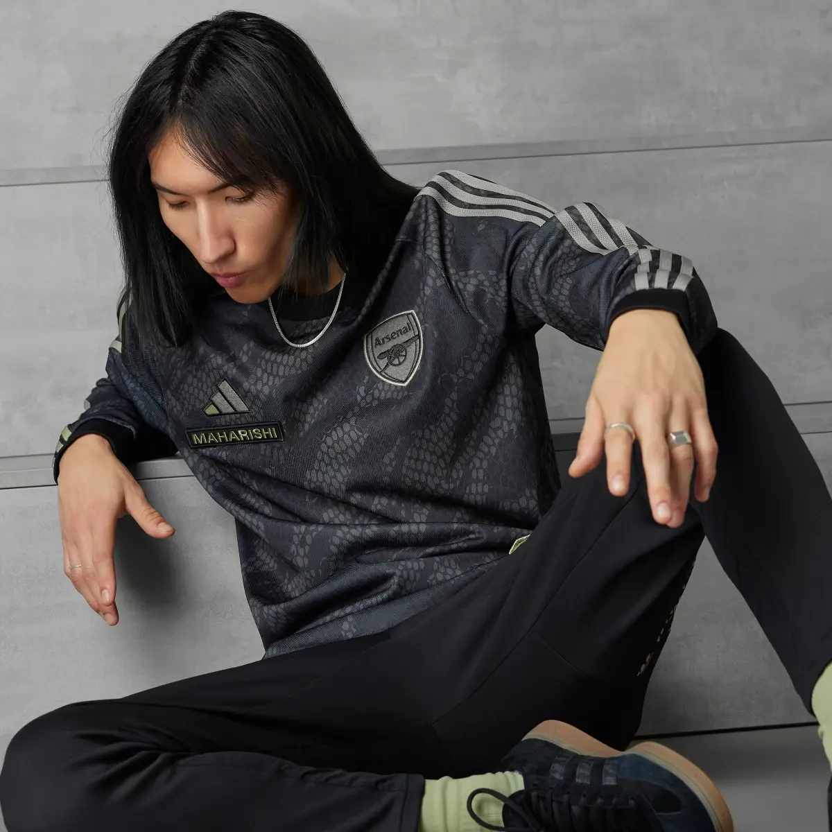 Adidas Maillot manches longues Arsenal x Maharishi. 3