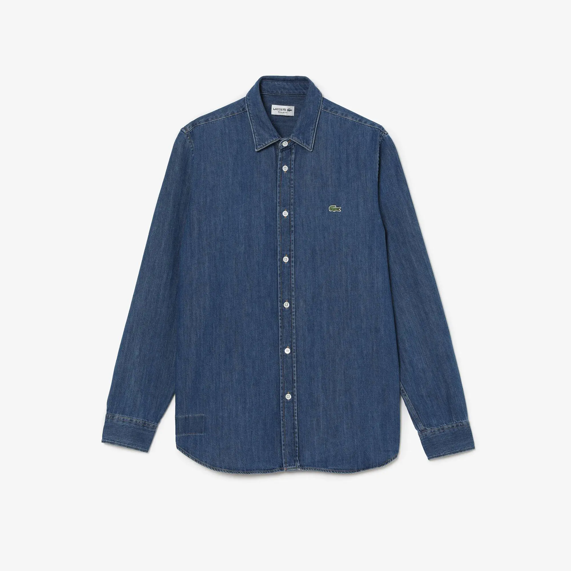Lacoste Camisa de hombre Lacoste regular fit en denim de algodón ecológico. 2