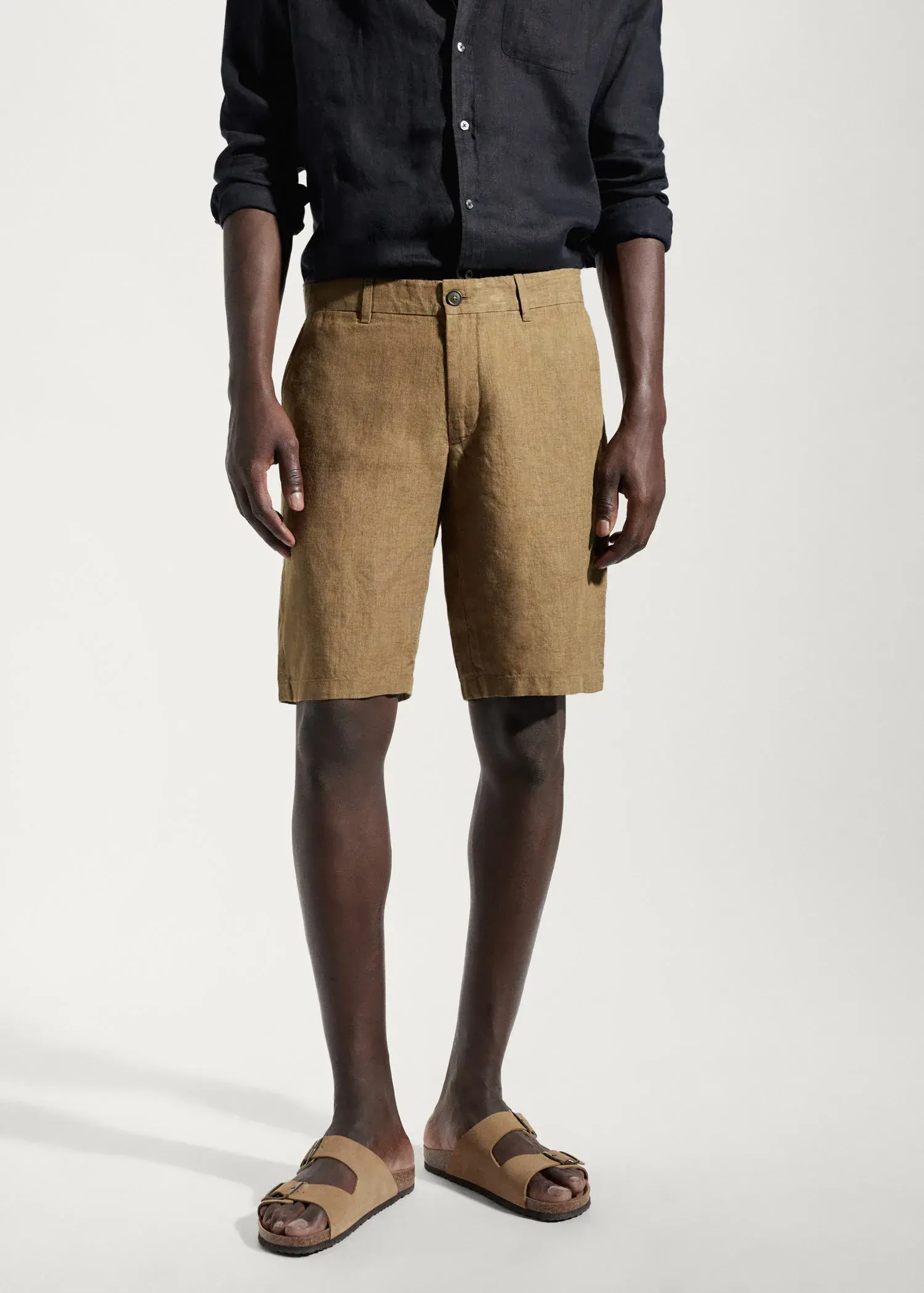 Mango 100% linen shorts. 2