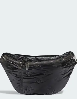 Adidas Puffy Satin Oversized Waist Bag