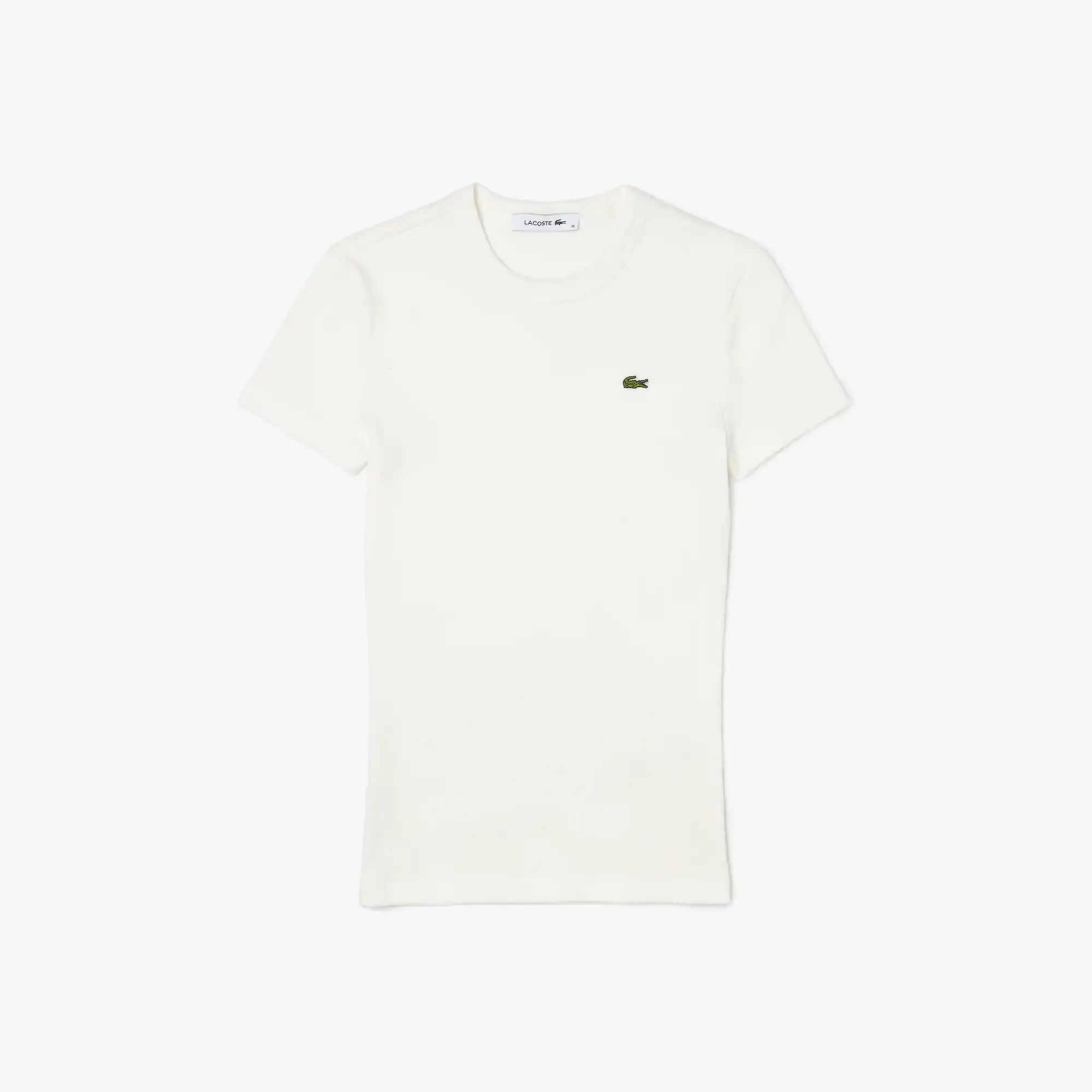 Lacoste Women’s Slim Fit Organic Cotton T-Shirt. 2