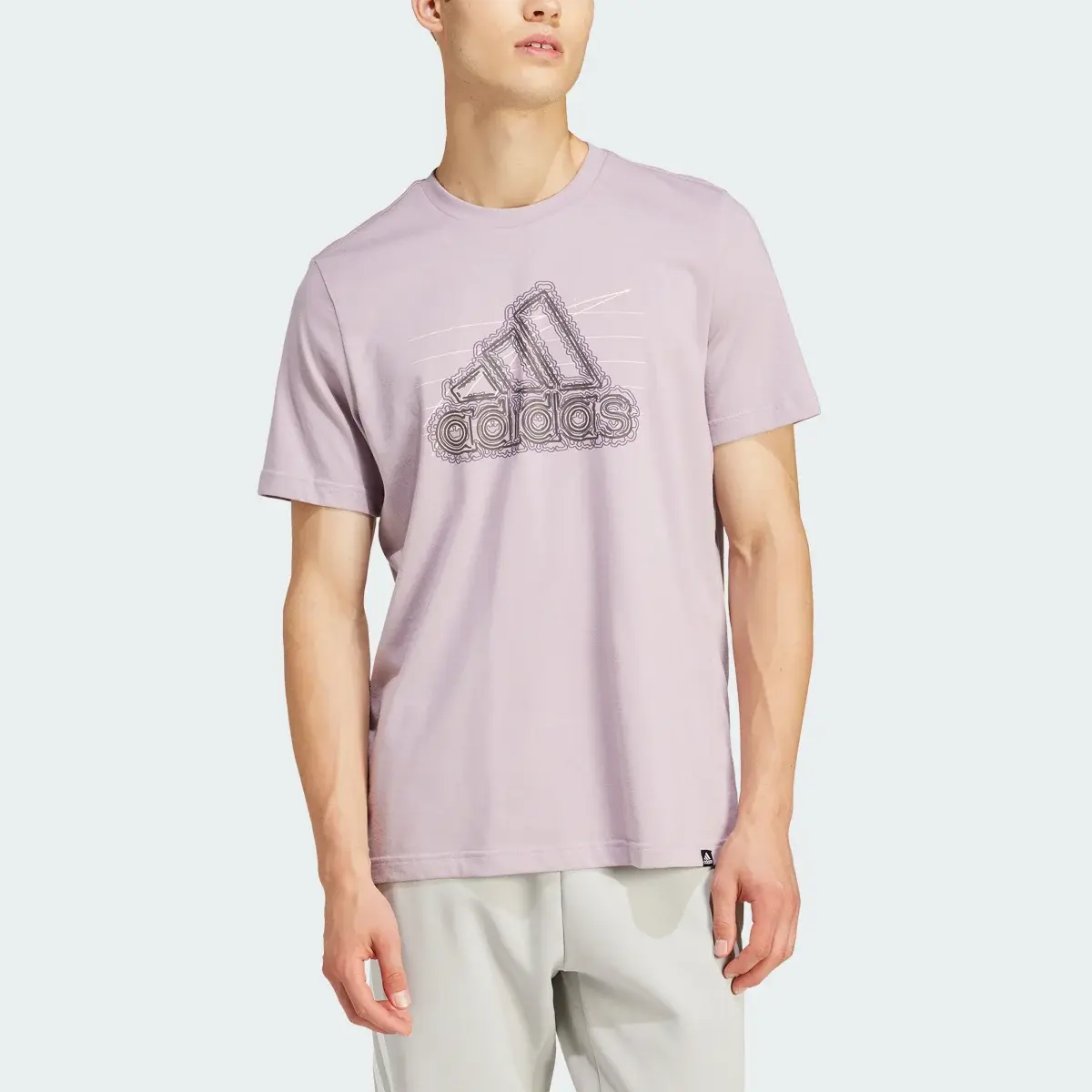 Adidas Growth Badge Graphic T-Shirt. 1