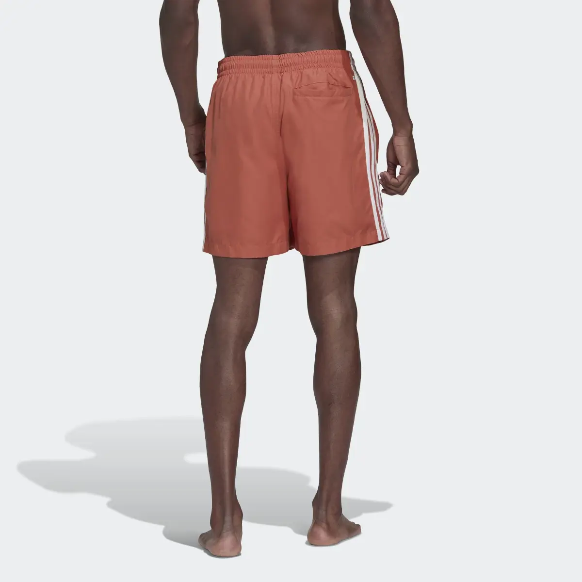 Adidas Adicolor Classics 3-Stripes Swim Shorts. 2