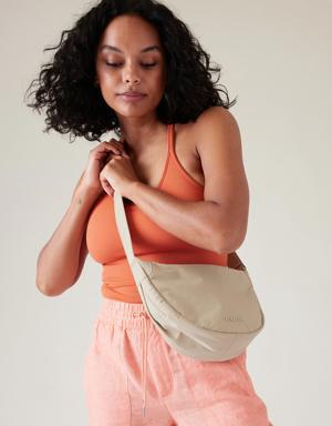 Athleta All About Crossbody Bag beige