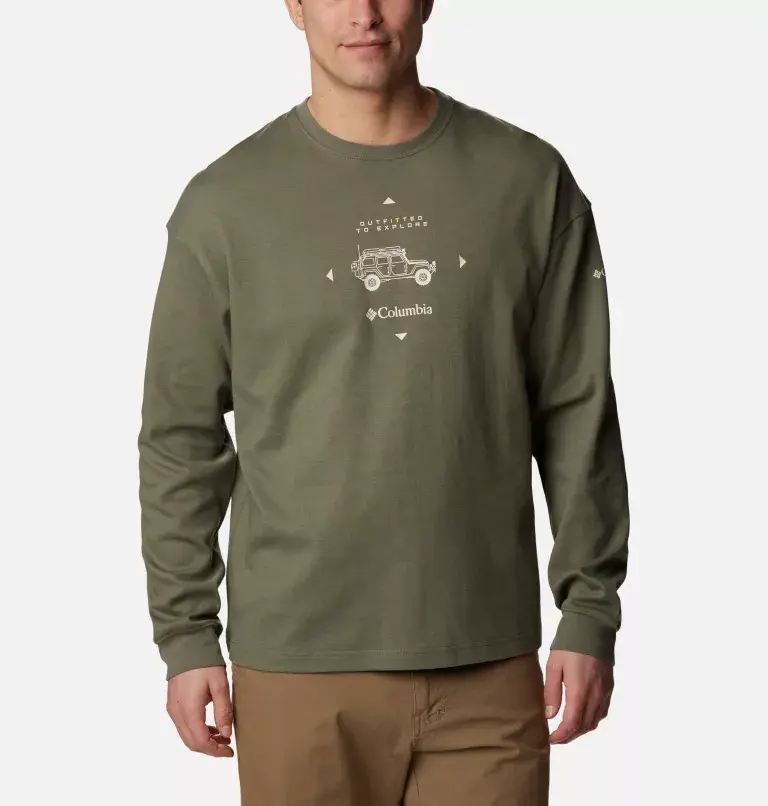 Columbia Men's Duxbery™ Relaxed Long Sleeve Crew. 1