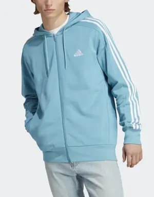 Adidas Sudadera con Gorro Essentials 3 Franjas Tela French Terry