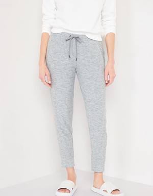 Mid-Rise Breathe ON Jogger Pants for Women gray
