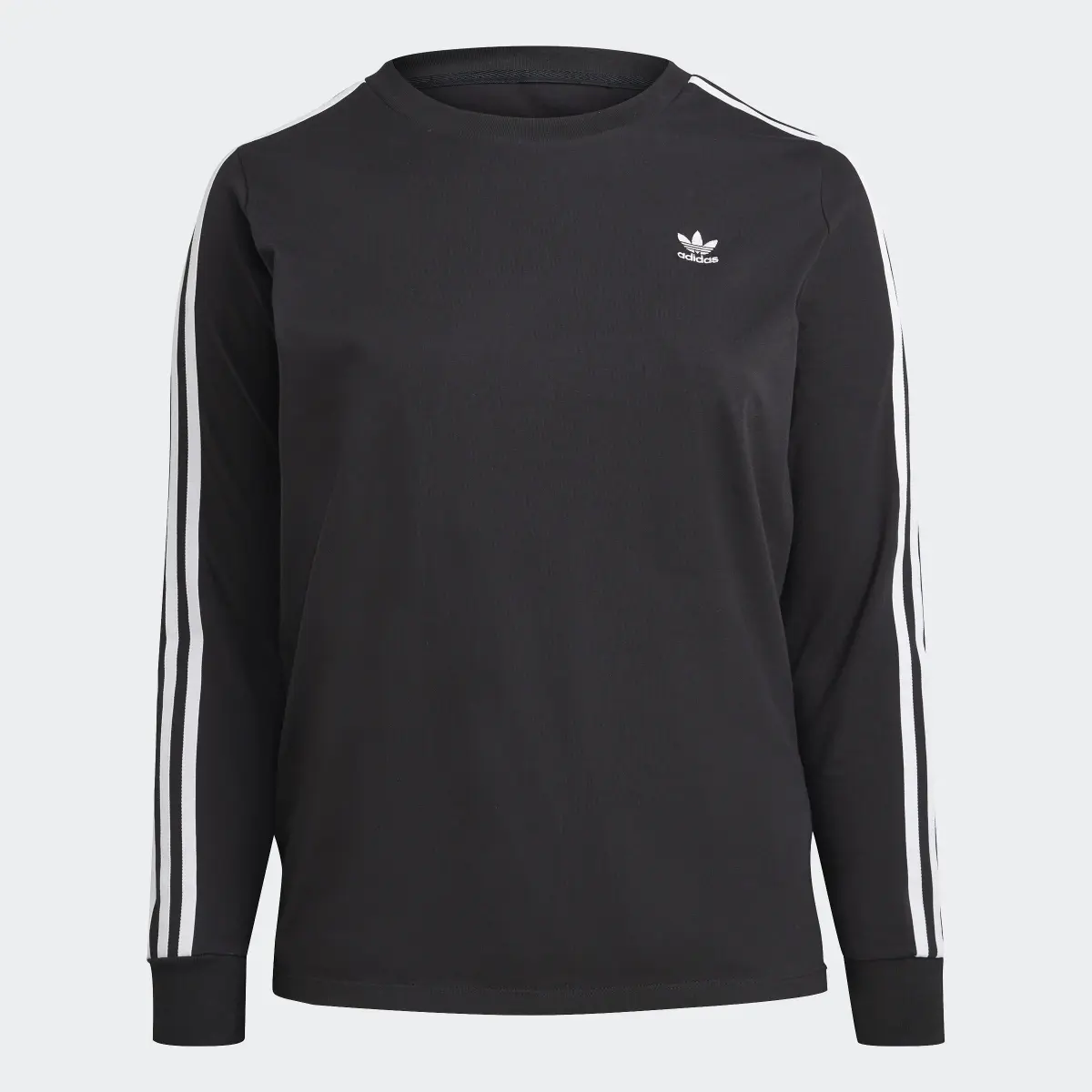 Adidas Adicolor Classics Long Sleeve Tee (Plus Size). 1