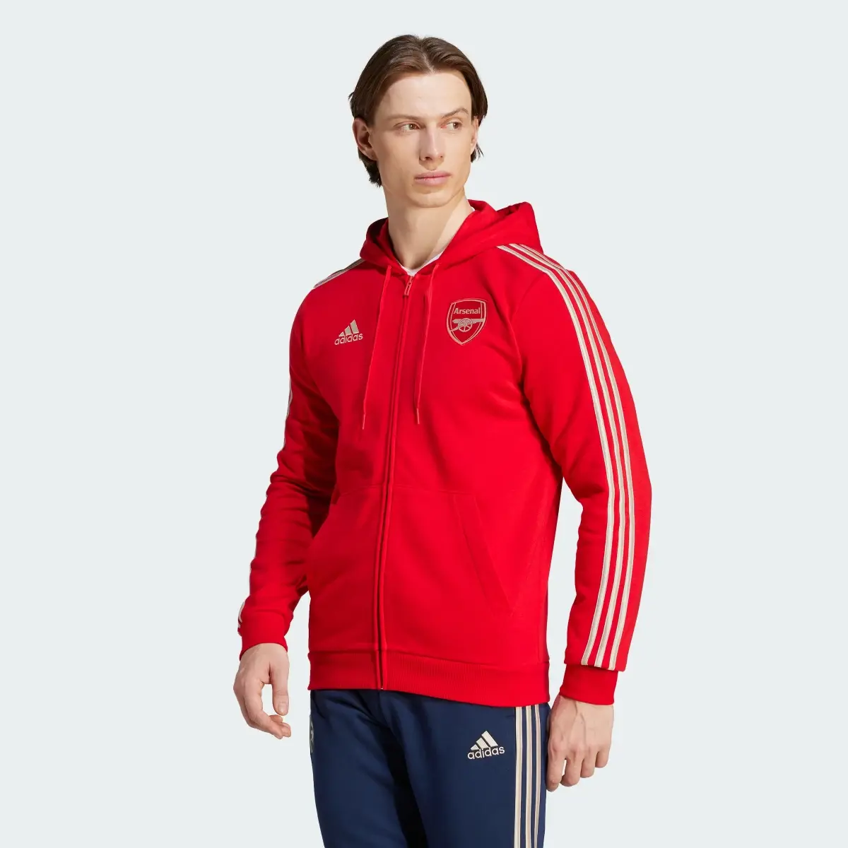 Adidas Arsenal DNA Full-Zip Hoodie. 2