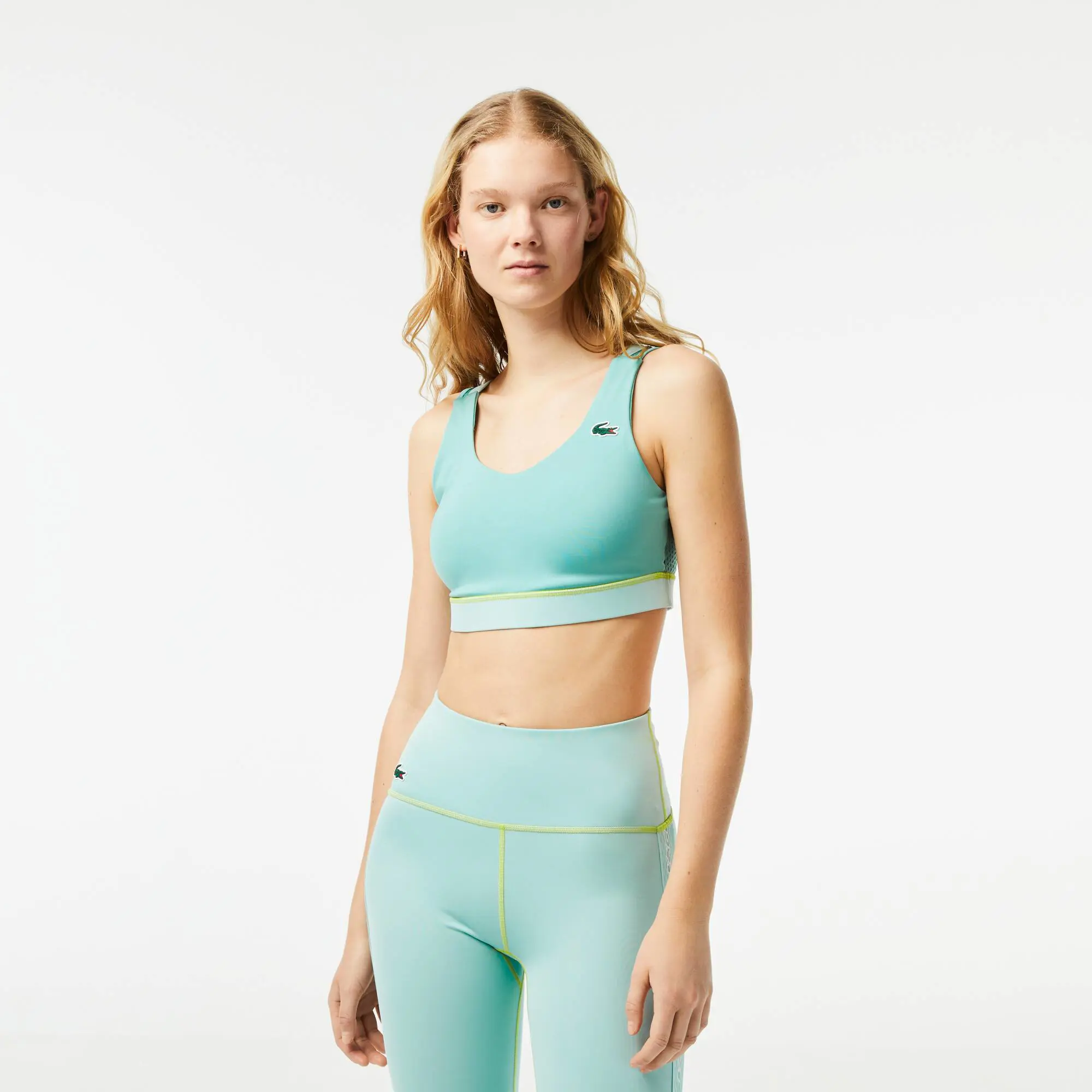 Lacoste Women’s Lacoste Sport Ultra-Dry Recycled Polyester Sports Bra. 1