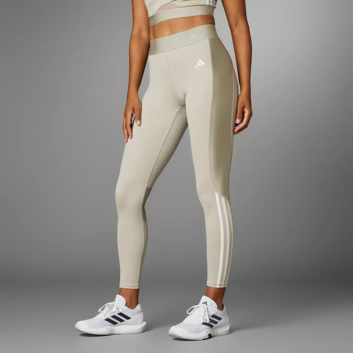 Adidas Hyperglam Shine Full-Length Leggings. 1