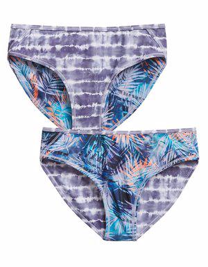 Girl Reversible Tropics Tie Dye Bikini Bottom