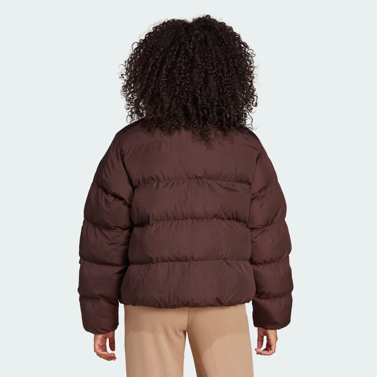 Adidas Short Vegan Puffer Jacket. 3