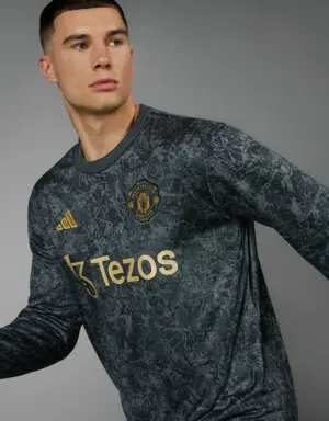 Adidas Haut d'échauffement Manchester United Stone Roses. 3 Adidas Haut d'échauffement Manchester United Stone Roses. 3