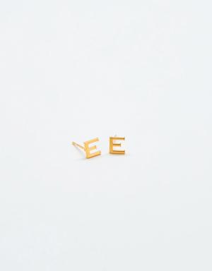 Gap Gold Initial Earrings gold