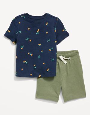 Old Navy T-Shirt and Pull-On Shorts Set for Toddler Boys multi