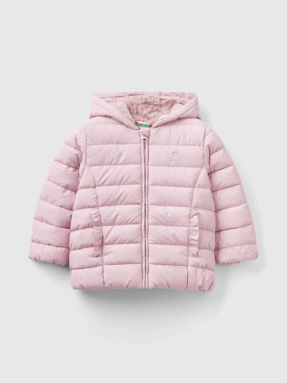 Benetton padded jacket with rouches. 1