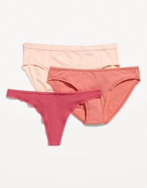 Cotton-Blend Underwear Variety 3-Pack multi