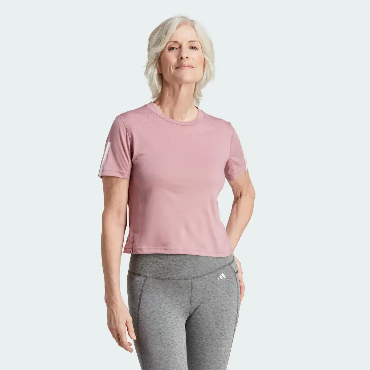 Adidas Crop top de training en coton à 3 bandes Train Essentials. 2