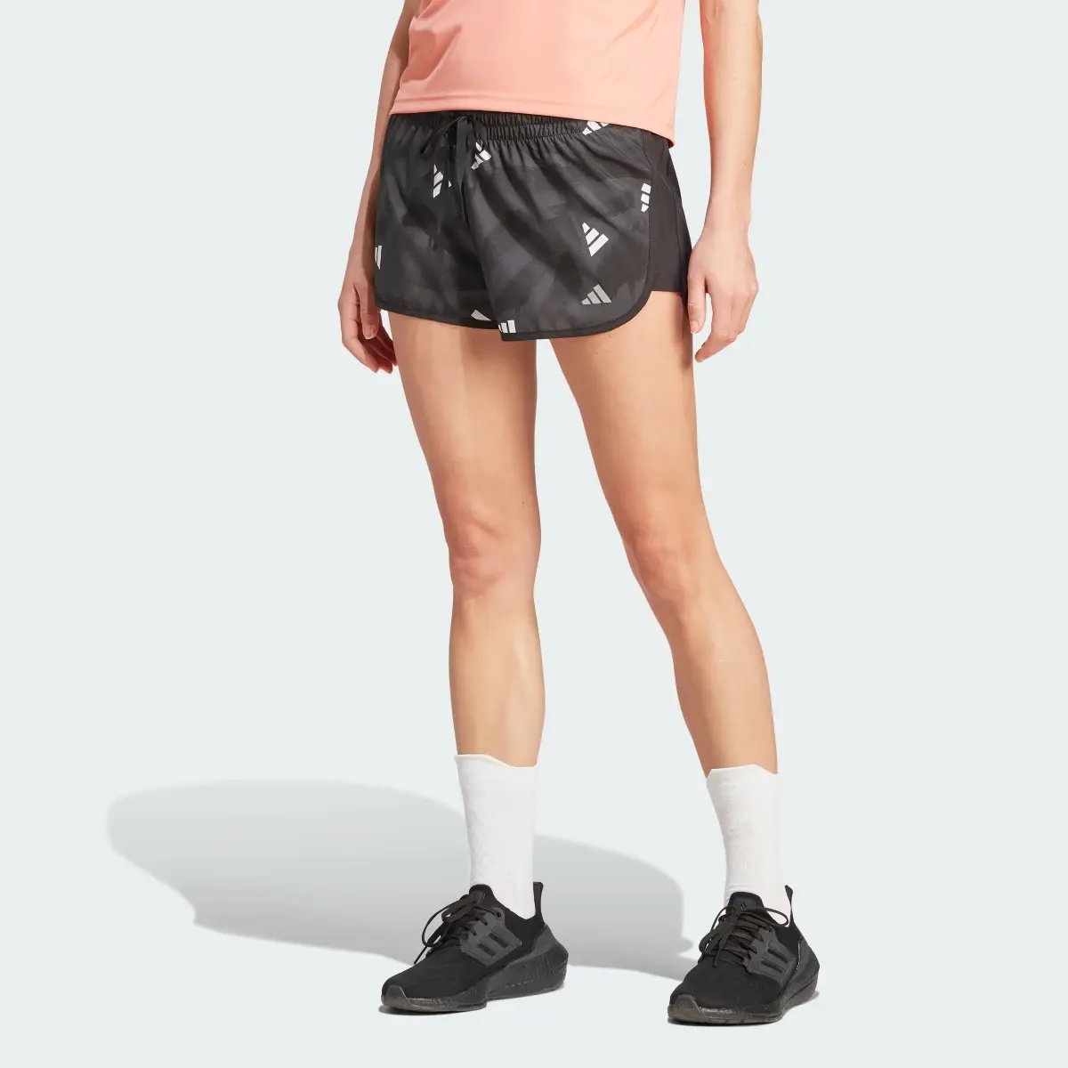 Adidas Run It Brand Love Shorts. 1