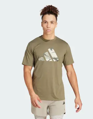 Train Essentials Seasonal Brand Love Camo Tee