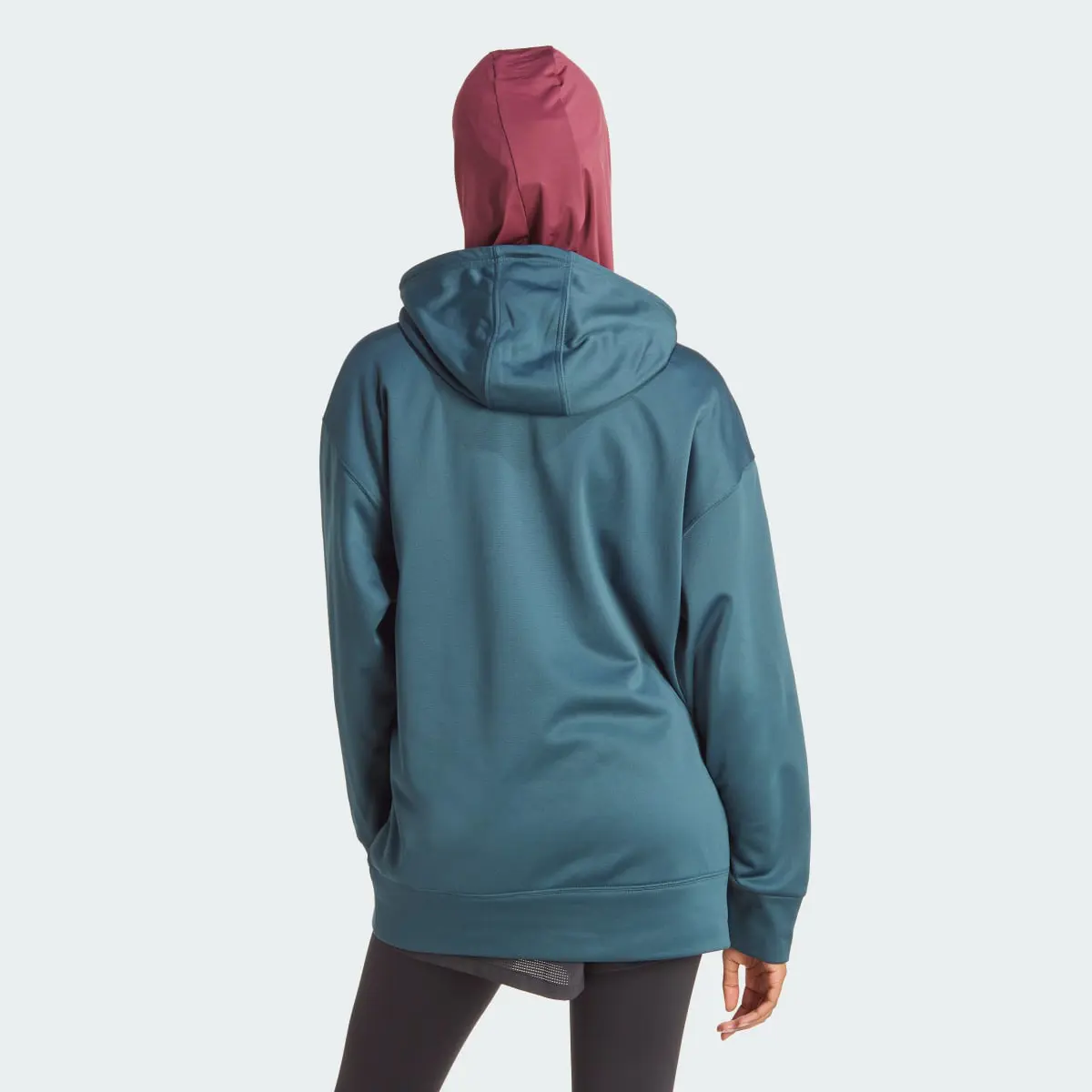 Adidas Aeroready Game and Go Fleece Hoodie. 3