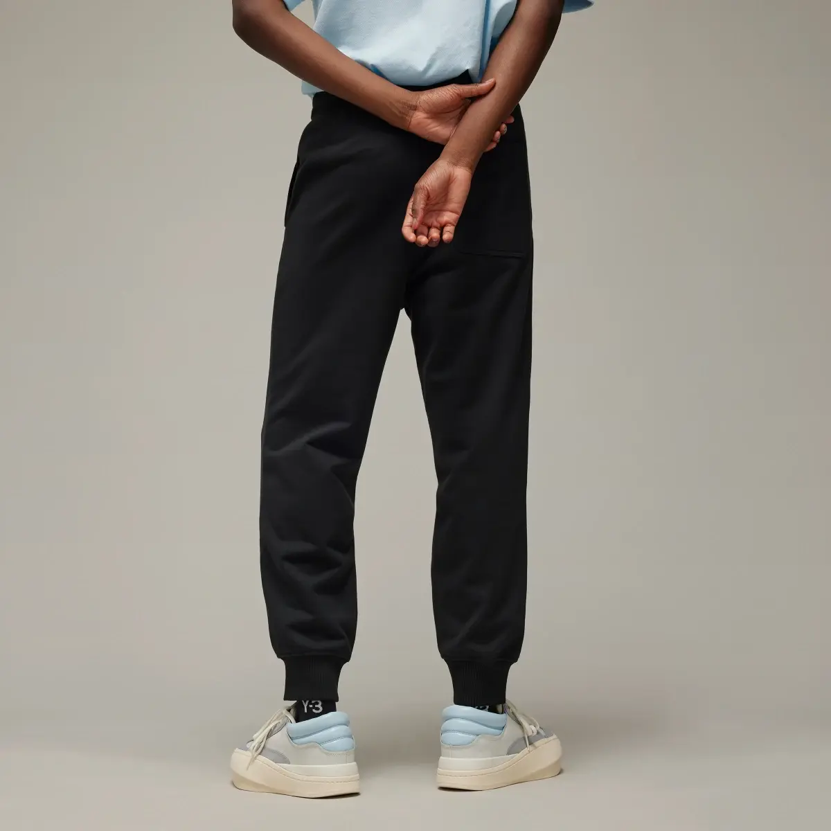 Adidas Y-3 French Terry Cuffed Pants. 3