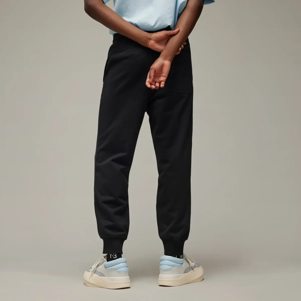 Adidas Y-3 French Terry Cuffed Joggers. 3