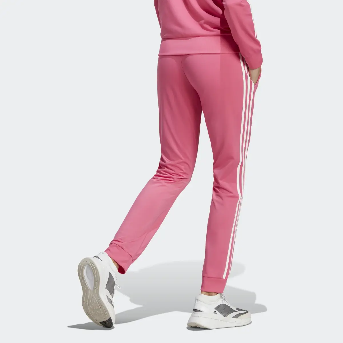 Adidas Primegreen Essentials Warm-Up Slim Tapered 3-Stripes Track Pants. 2