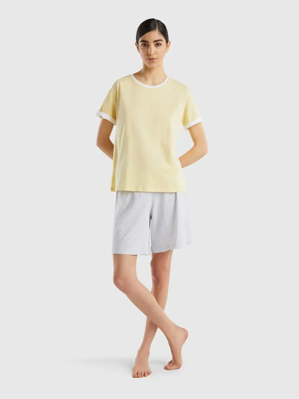Benetton short pyjamas in long fiber cotton. 1