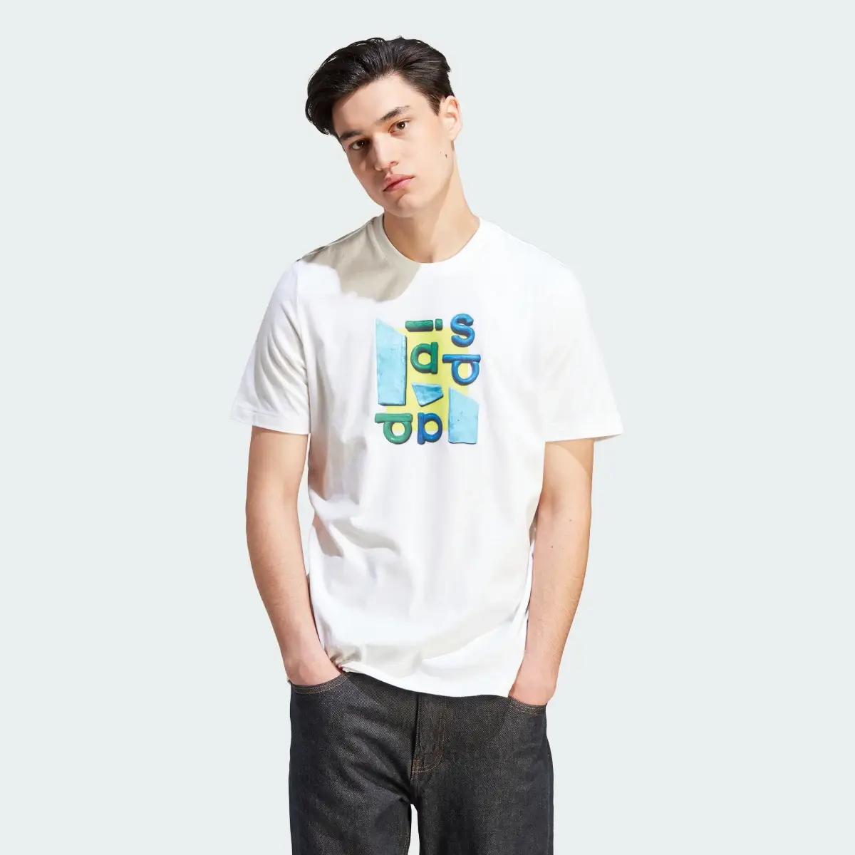 Adidas Sportswear Photo Real Two-Tone Tee. 2