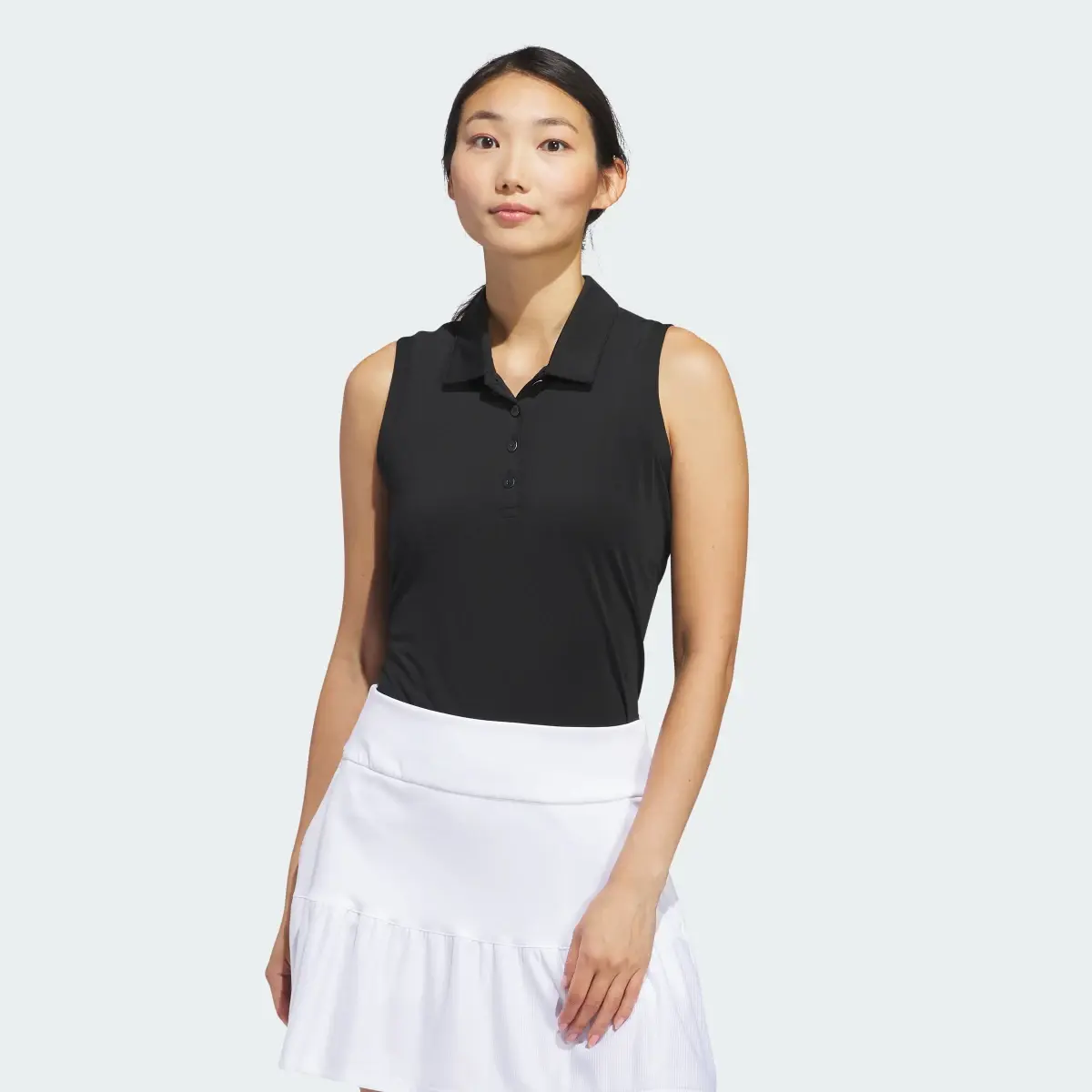 Adidas Women's Ultimate365 Solid Sleeveless Poloshirt. 2