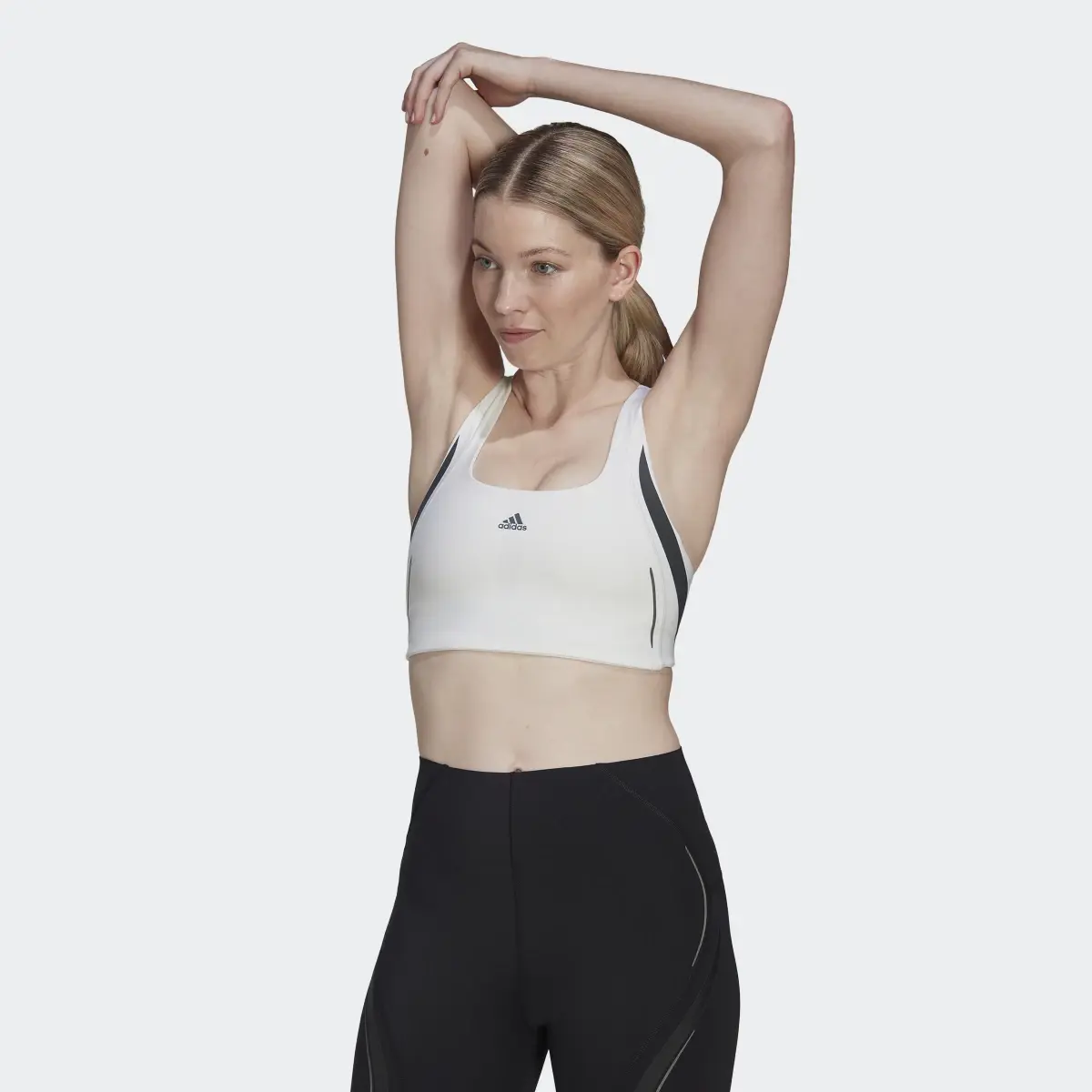 Adidas Reggiseno sportivo Powerimpact Luxe Training Medium-Support HIIT. 2