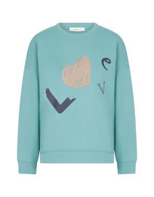 Long Sleeve Printed Sweatshirt