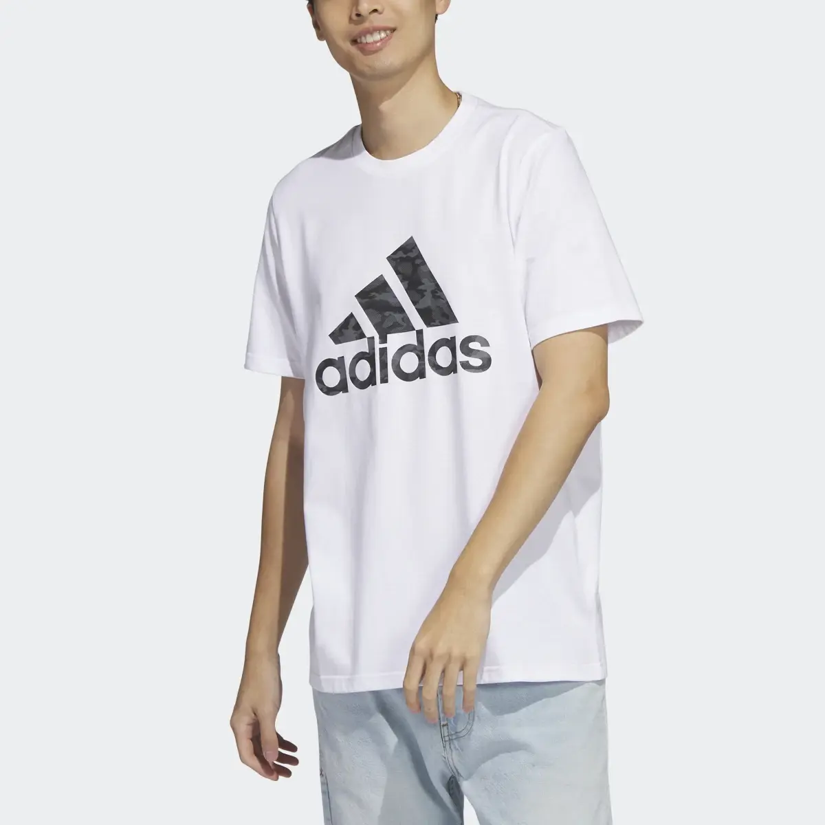 Adidas Camo Short Sleeve Tişört. 1