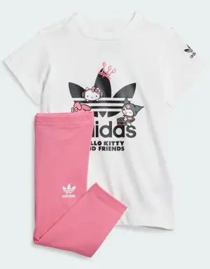 Adidas Conjunto de Vestido Playera y Mallas adidas Originals x Hello Kitty
