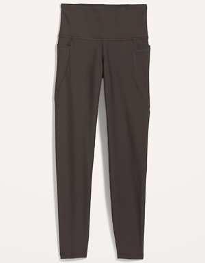 Old Navy High-Waisted PowerSoft 7/8 Leggings for Women brown