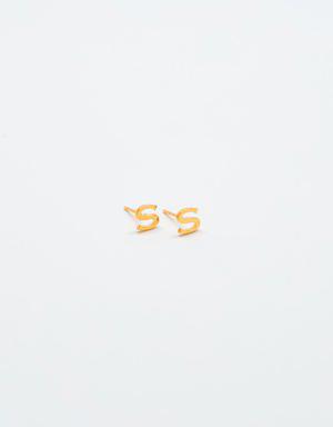 Gap Gold Initial Earrings multi