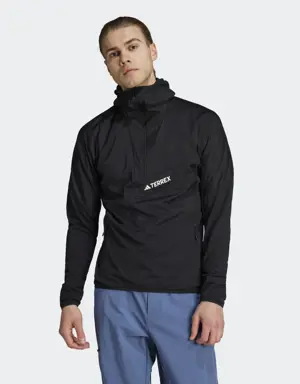 Adidas Techrock Ultralight 1/2-Zip Hooded Fleece Jacket. 2