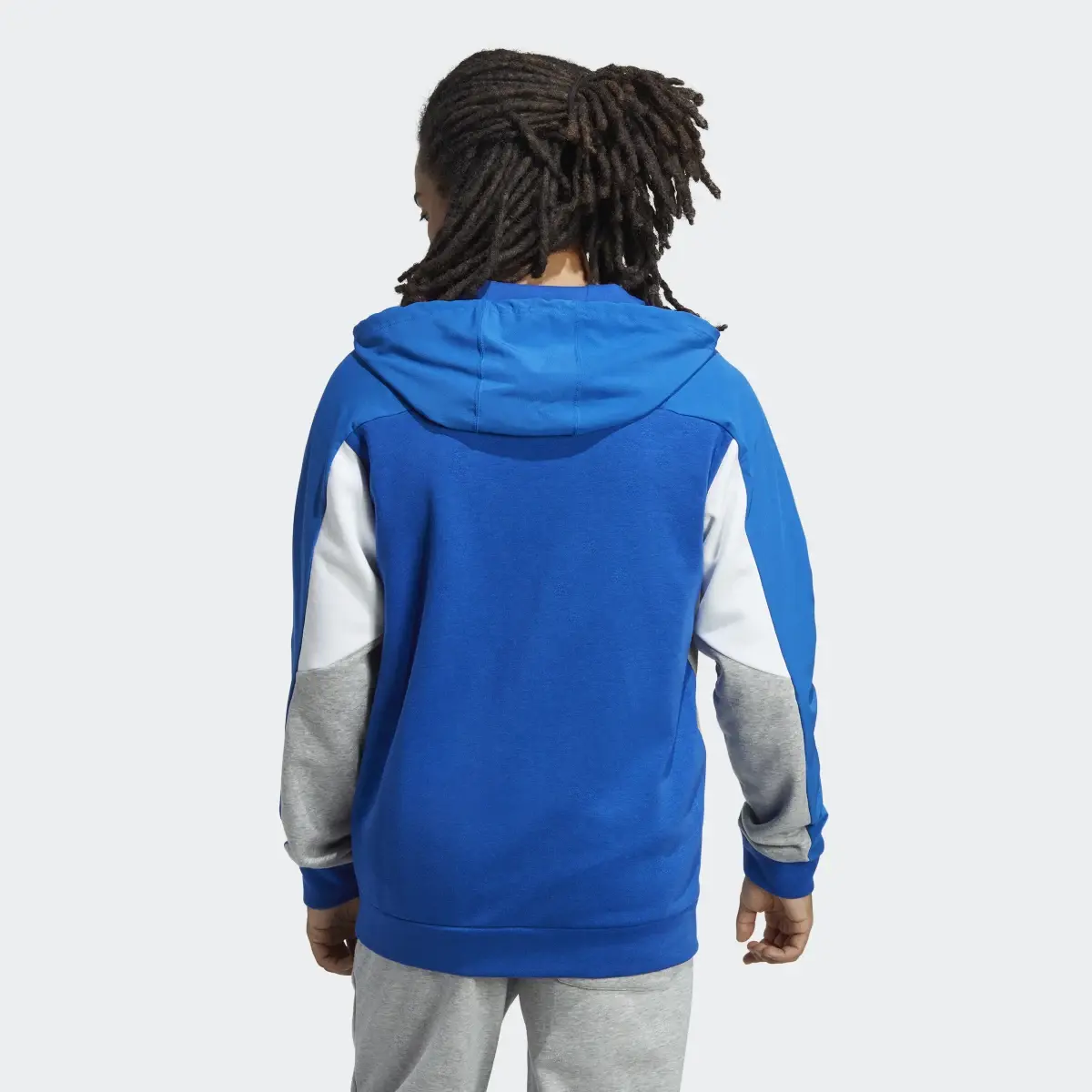 Adidas Essentials Colorblock Full-Zip Hoodie. 3