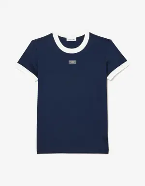 Women's Slim Fit Cotton Tennis T-Shirt