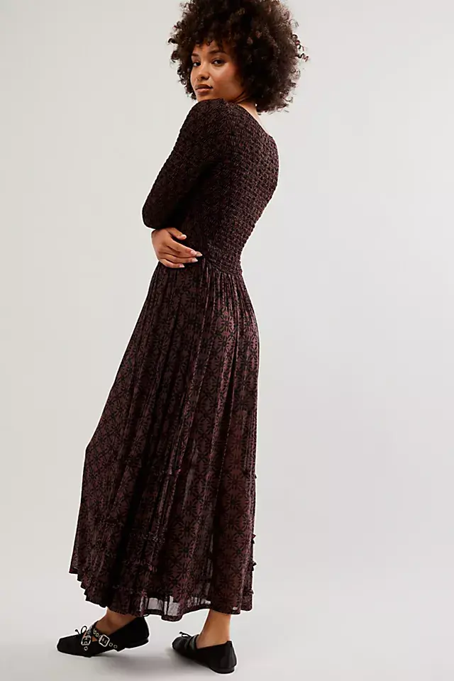 Free People It's Fate Midi Dress. 3